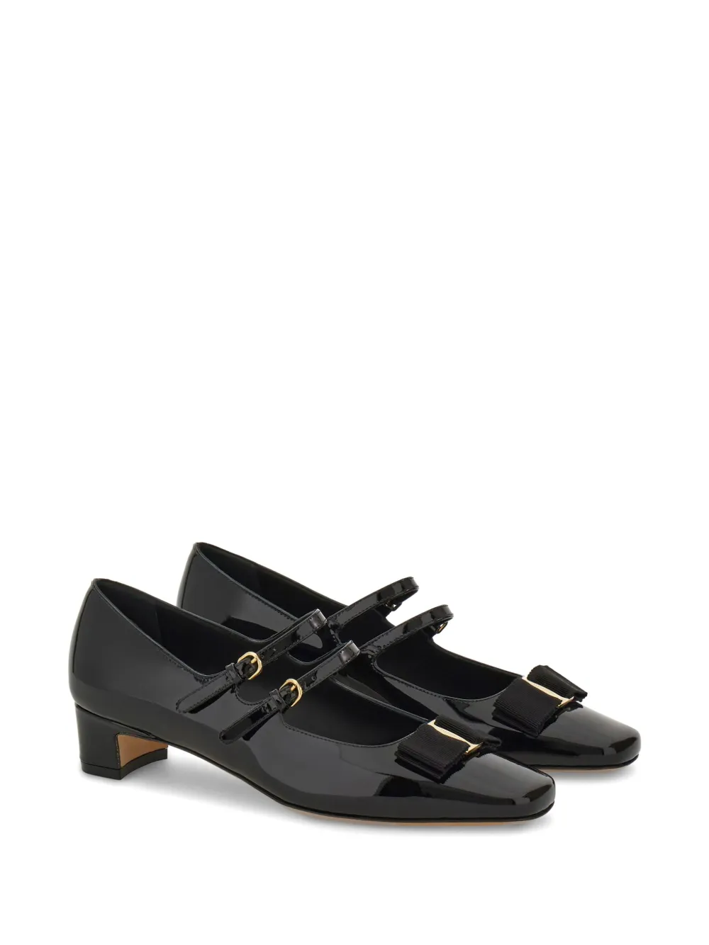 Туфли-лодочки Vara Mary Jane Ferragamo, черный — фото 2
