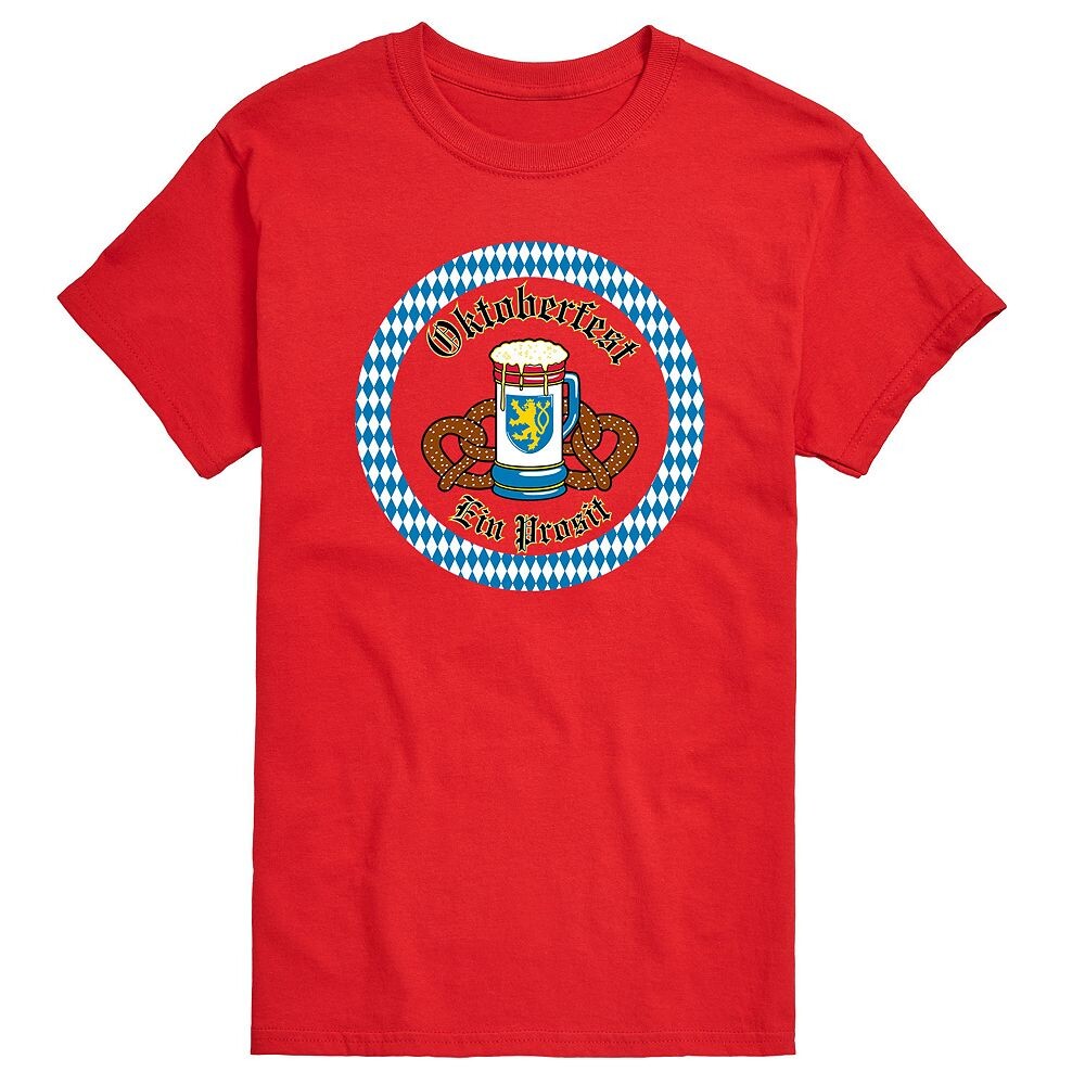 

Футболка Big & Tall Oktoberfest A Prosit с рисунком Licensed Character, красный