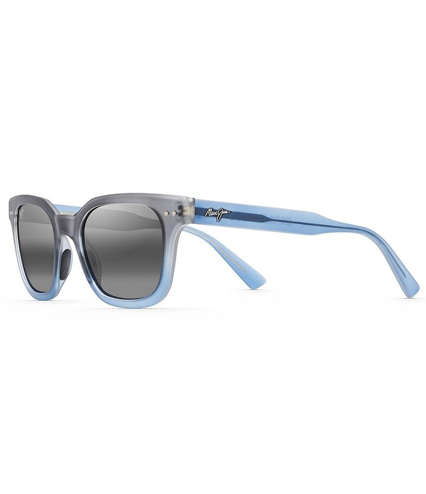 

Солнцезащитные очки Maui Jim Shore Break PolarizedPlus2, квадратные 50 мм, синий