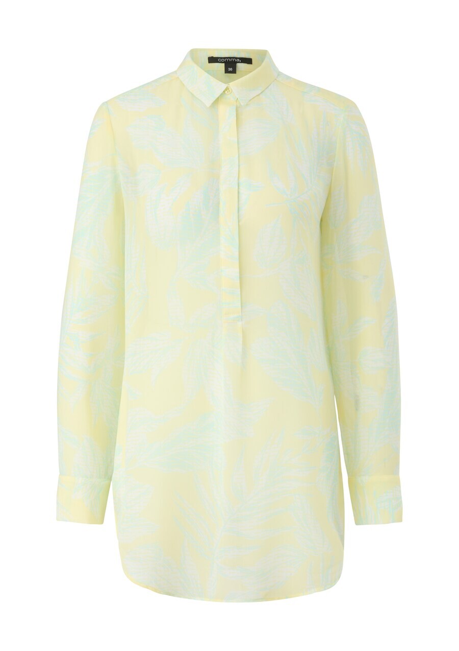 

Блуза COMMA Blouse, цвет Yellow/Lime