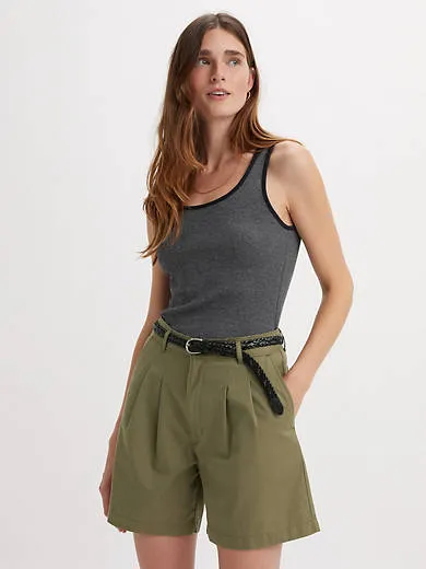 

Топ на бретелях Essential в рубчик Levi's, цвет Caviar - Black