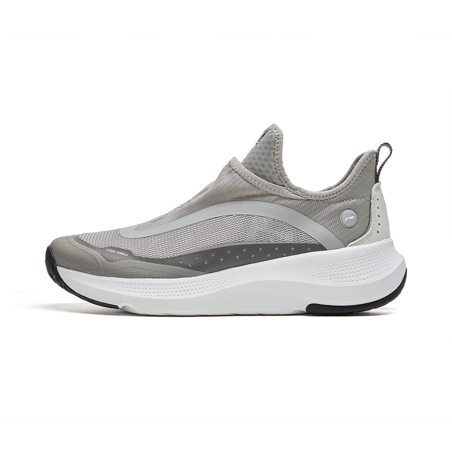 

Кроссовки LINING Lifestyle Shoes Men Low-top Moon Gray/Asphalt Gray, серый