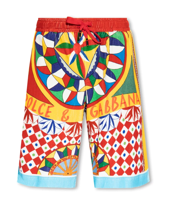 

Хлопковые шорты Dolce & Gabbana, мультиколор