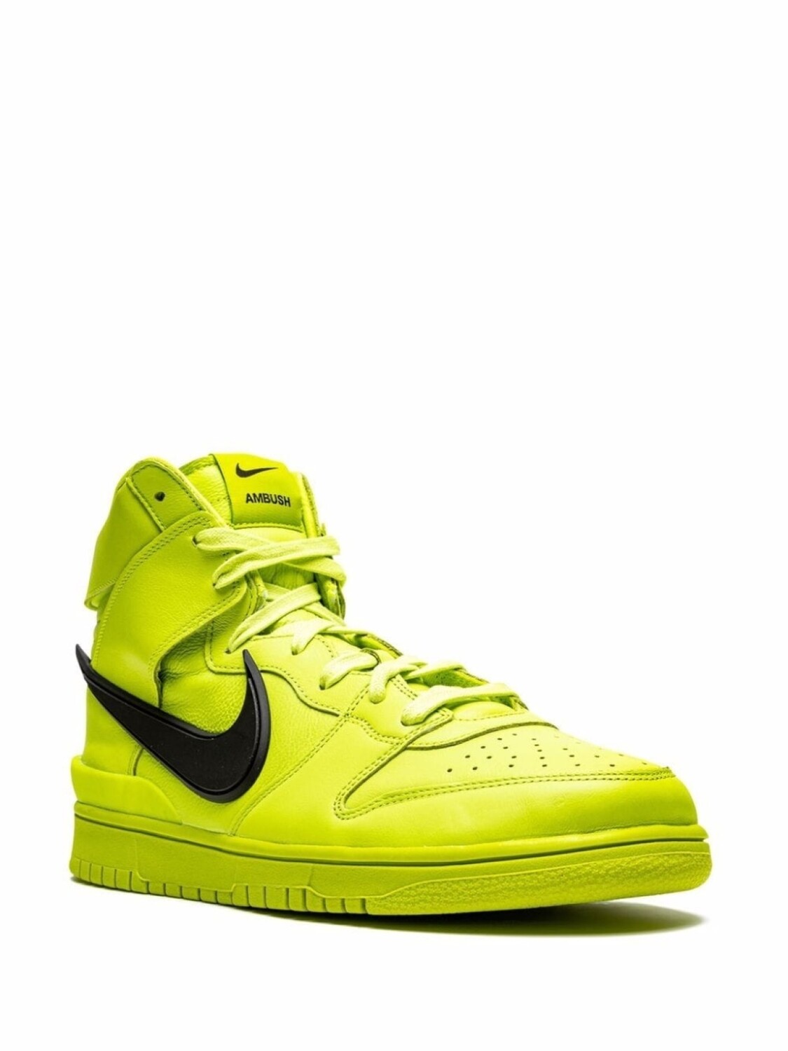 Nike кроссовки Dunk High Atomic Green из коллаборации с Ambush, зеленый — фото 2