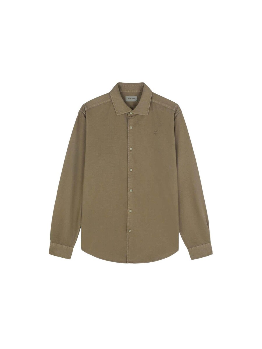 

Рубашка обычного кроя на пуговицах Scalpers, цвет Green/Khaki