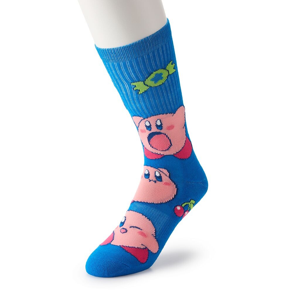 

Новинки мужских носков для экипажа Bioworld, цвет Kirby