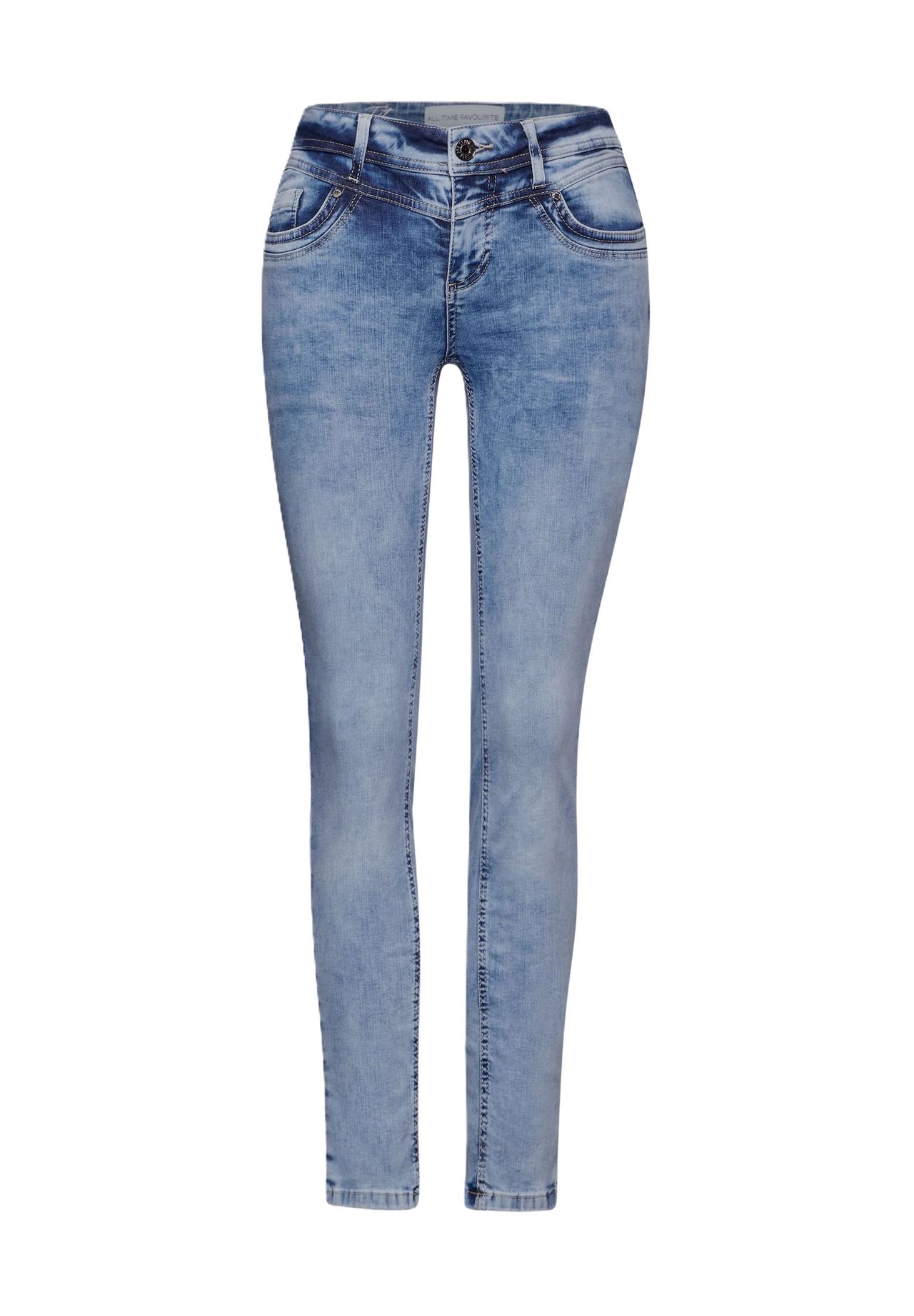 

Женские джинсы узкого кроя длиной 7/8 Street One, цвет 15974 Light Blue
