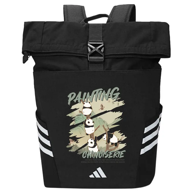 

Adidas Тканевый рюкзак унисекс черный, Panda