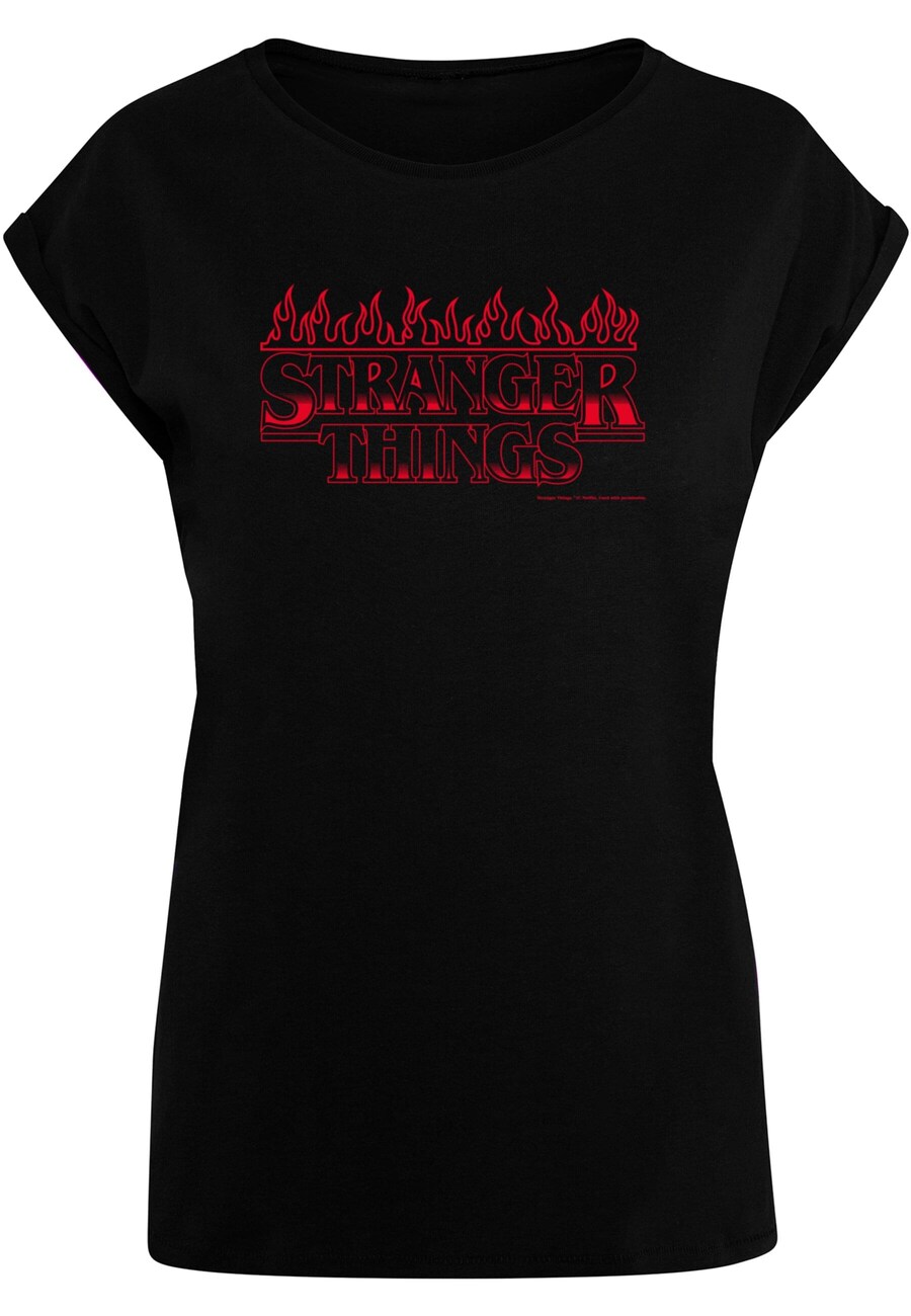 

Футболка ABSOLUTE CULT Shirt Stranger Things - Flames, черный