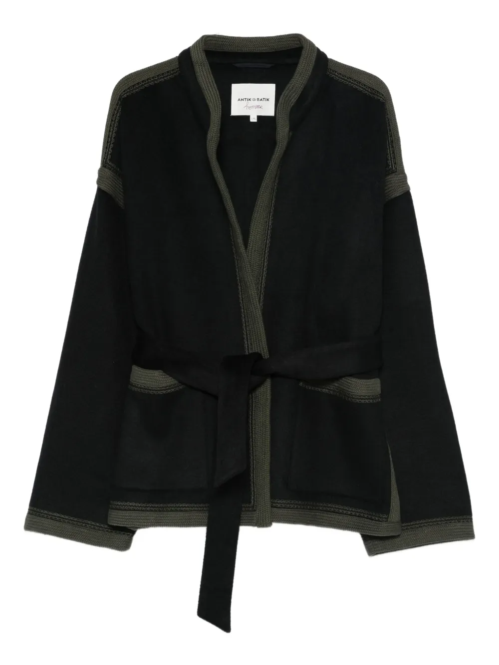

Жакет с поясом Antik Batik, черный