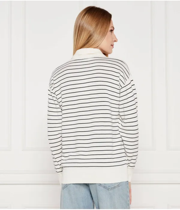 Футболка поло Loose fit Tommy Hilfiger, белый — фото 3