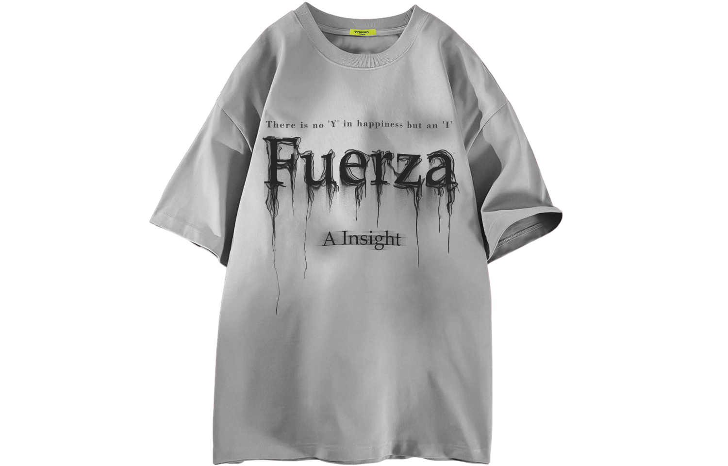 

Футболка унисекс FUERZA, светло-серый