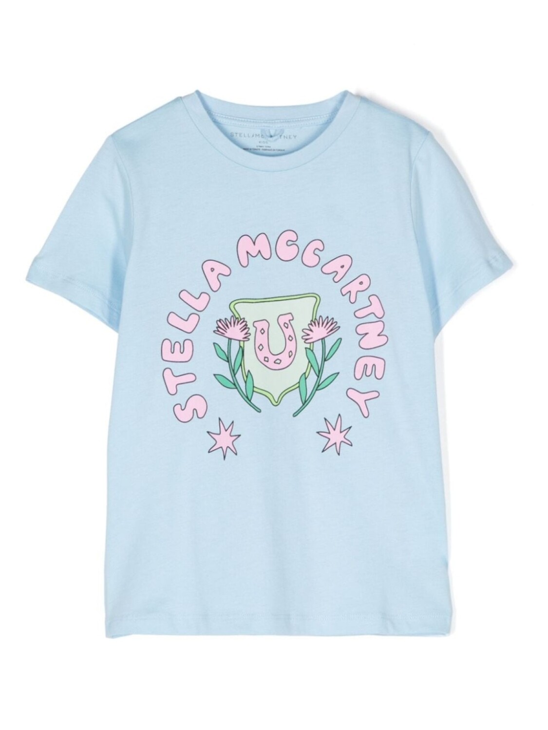 

Stella McCartney Kids футболка с логотипом, синий
