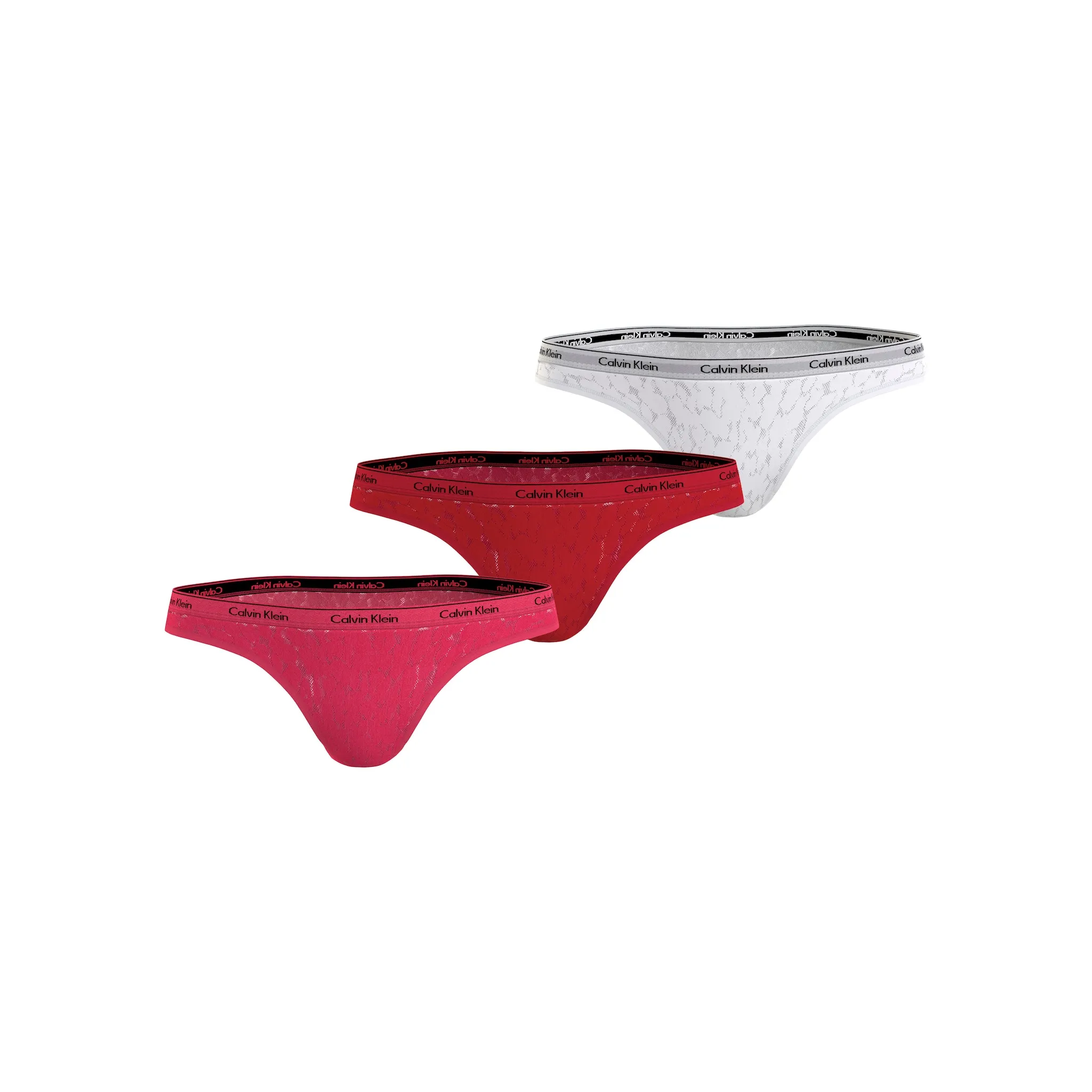 

Трусики Calvin Klein Underwear Brasil "3 PACK BRAZILIAN (LOW-RISE)" (3 шт. в упаковке, 3 шт. в упаковке), с поясом с логотипом, цвет Azalea/Lychee/White
