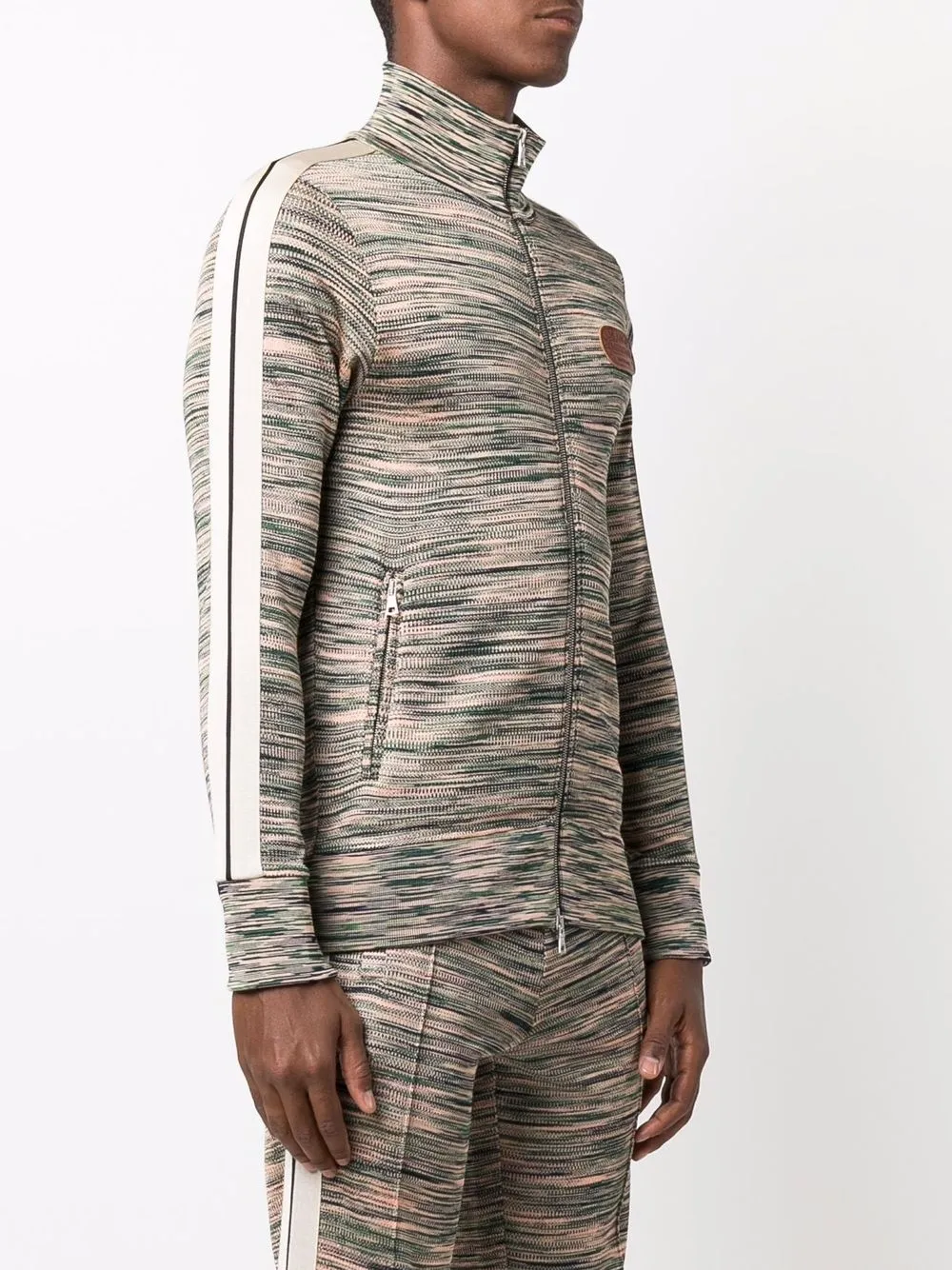 Спортивная куртка из коллаборации с Missoni PALM ANGELS, зеленый — фото 4