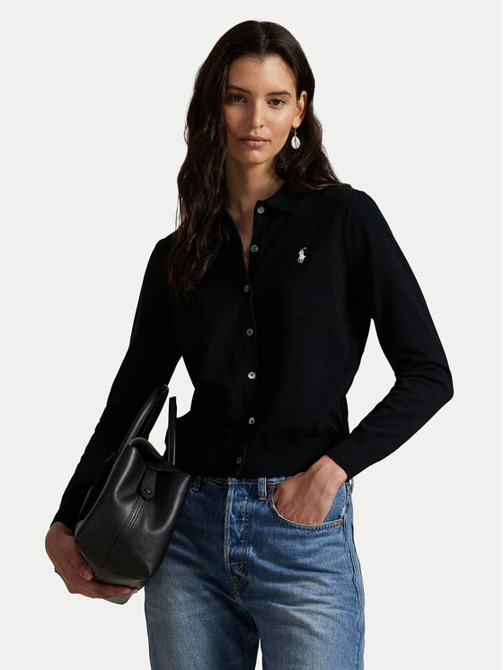 

Облегающий кардиган 211972110001 Polo Ralph Lauren, черный
