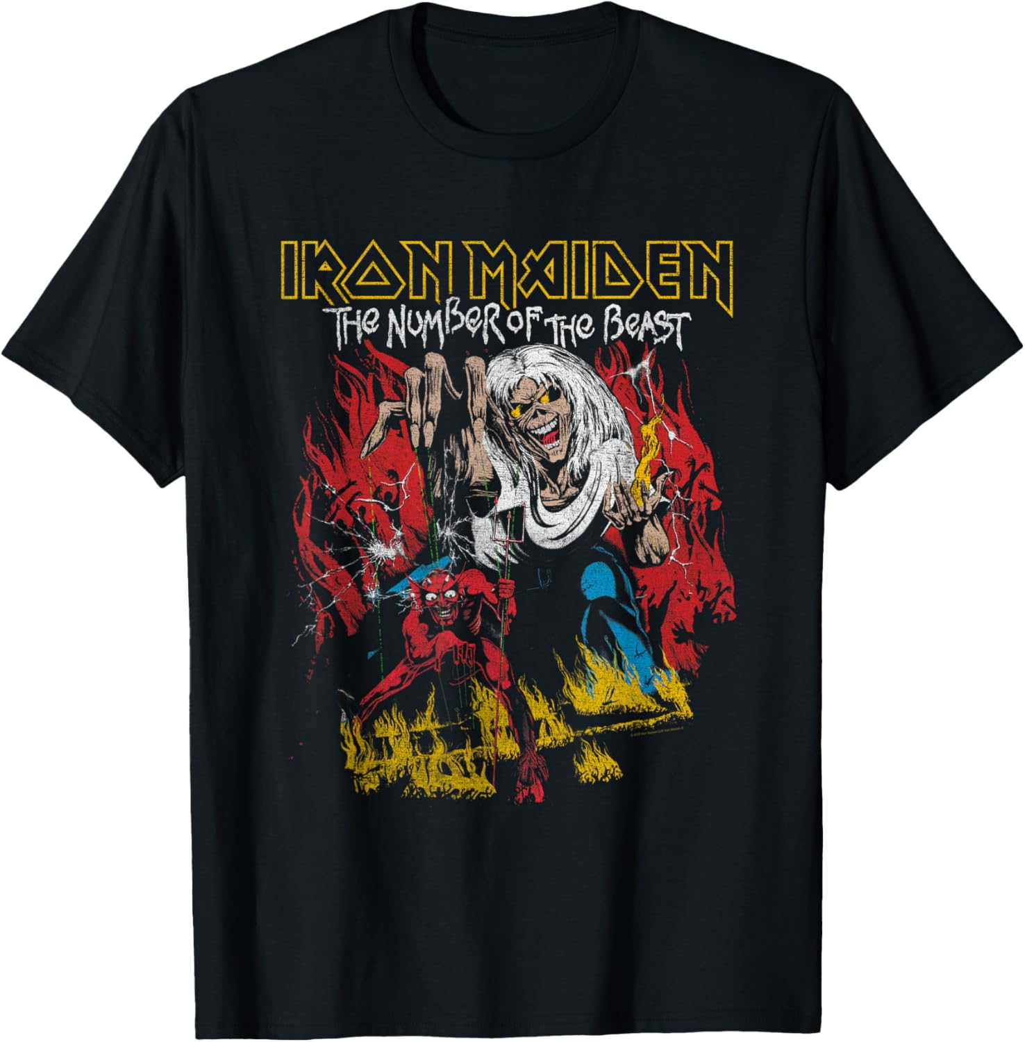 

Футболка Was All This For Real, черная Iron Maiden