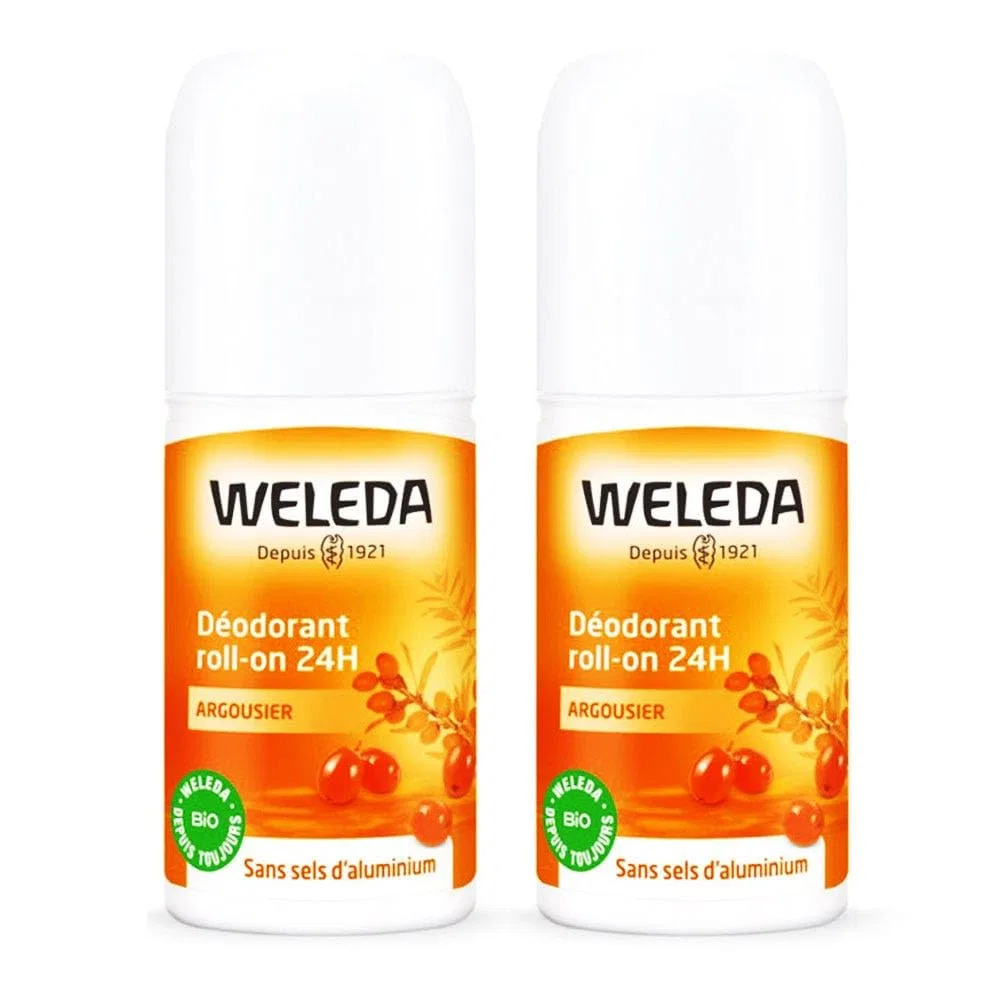 Дезодорант-ролик Weleda Sea Buckthorn 24H, 2 x 50 мл Weleda