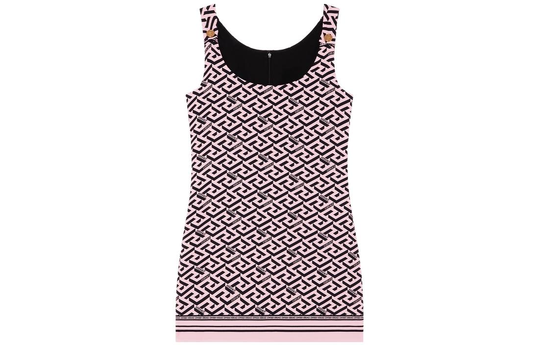 

VERSACE Женское платье без рукавов Pink Crew Neck Moderate