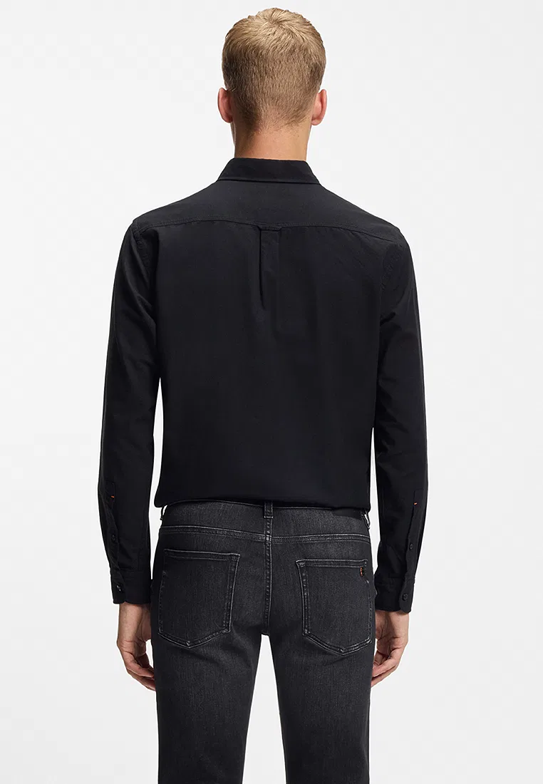 Джинсы slim fit, BOSS Orange, DELAWARE, черный — фото 2