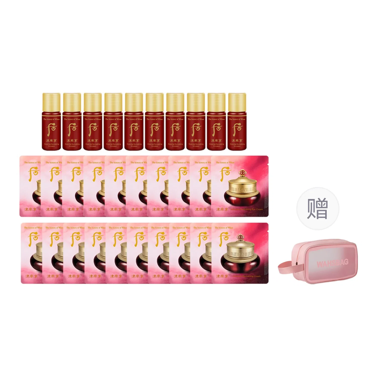 Набор пробников увлажняющий The History Of Whoo 5мл+1мл+1мл*30 — фото 2