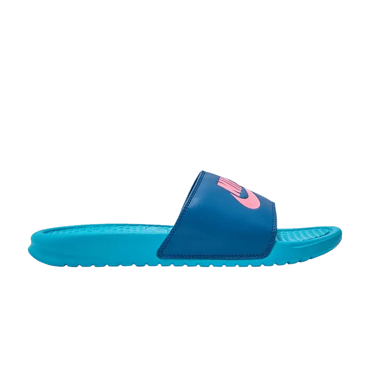 

Сандалии Nike Benassi JDI Slide 'Teal Nebula', синий