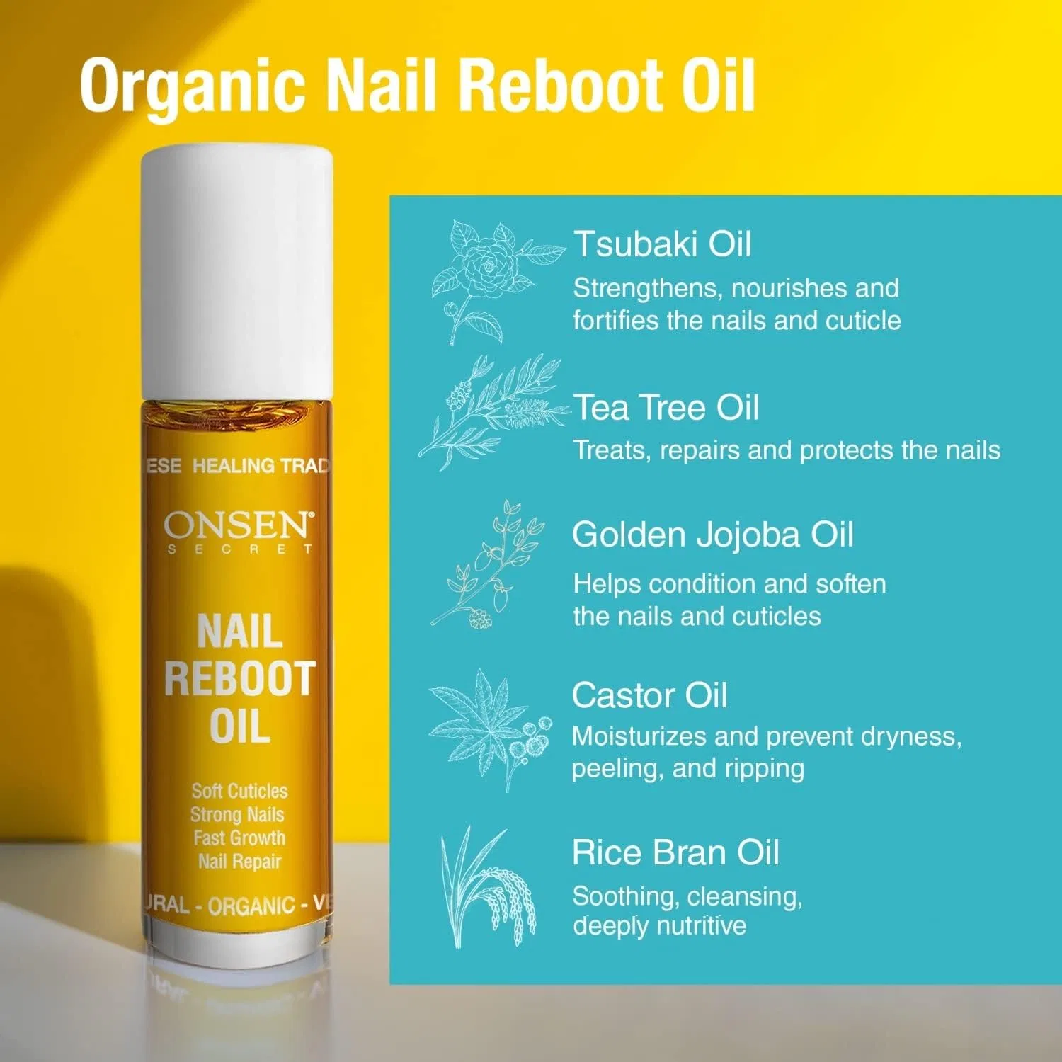 Набор для восстановления ногтей Onsen Secret Nail Reboot Duo Onsen Secret — фото 4