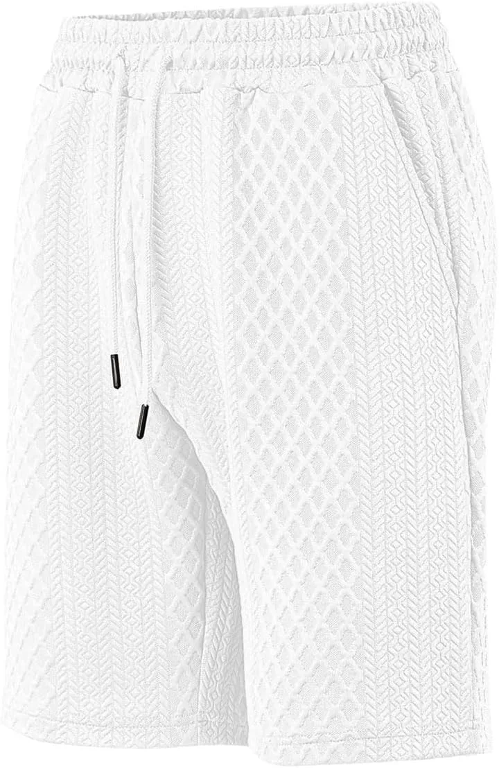 

Мужские спортивные шорты Beach Holiday с завязками и вязаной текстурой