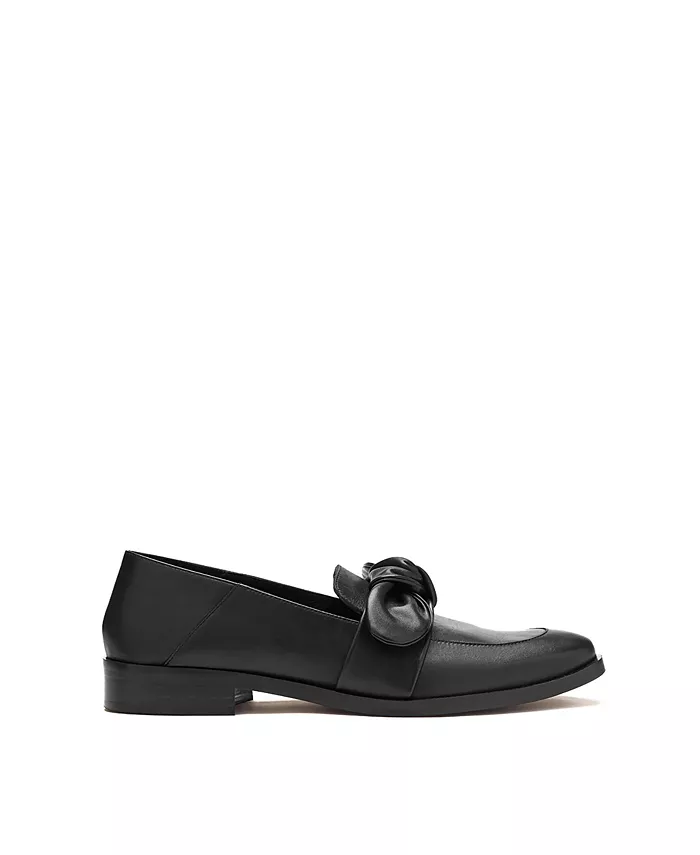 Валенсия Лоферы из кожи с бантом Maguire Shoes, черный — фото 2