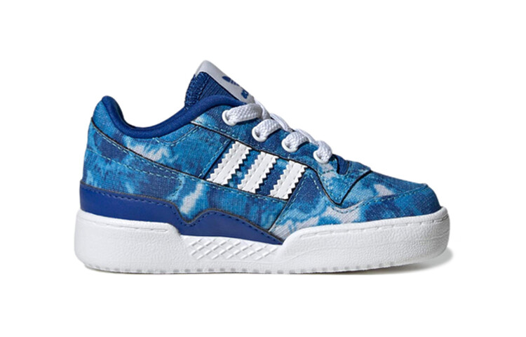 Кроссовки The Simpsons X adidas originals FORUM Toddler Shoes TD Low-top White/Royal Blue/Fern Green — фото 2