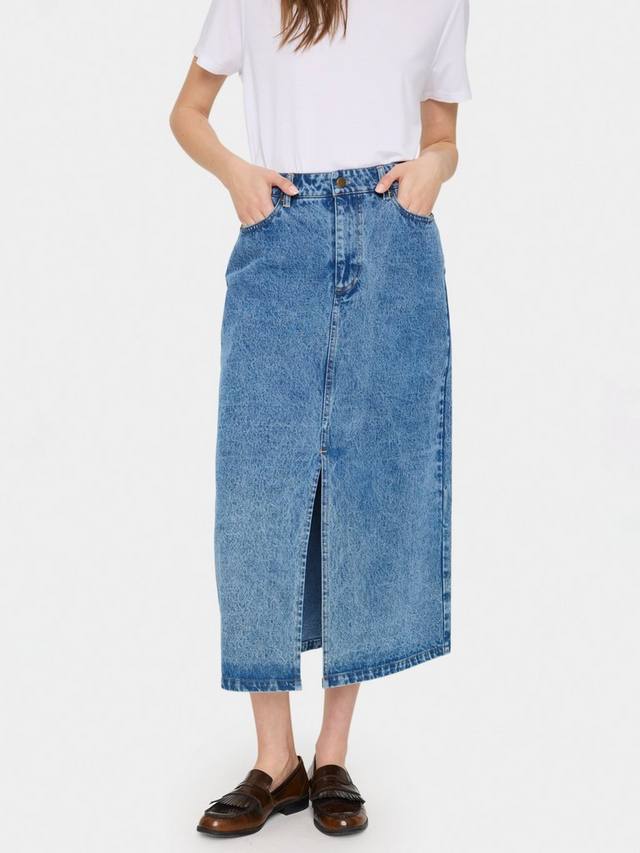 

Джинсовая миди-юбка Gabi Saint Tropez, Medium Blue