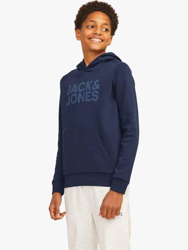 

Детский худи с логотипом Jack & Jones, Navy