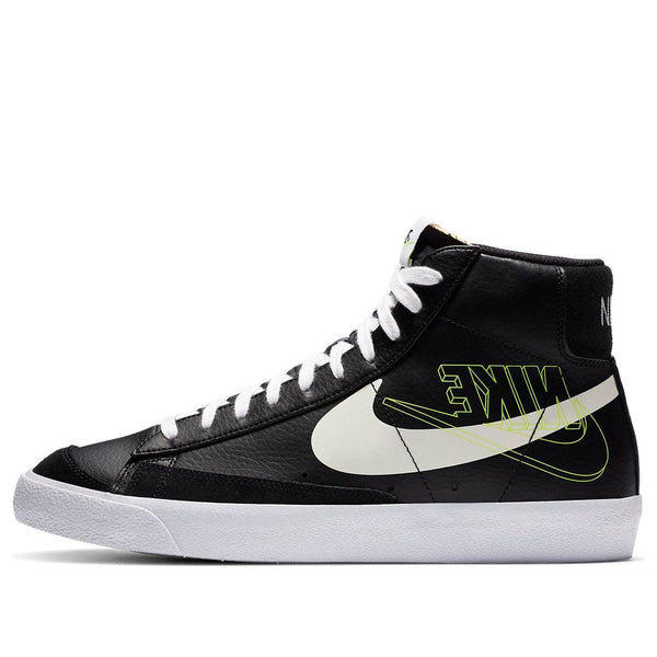 

Кроссовки blazer mid '77 vintage 'reverse logo - black' Nike, черный