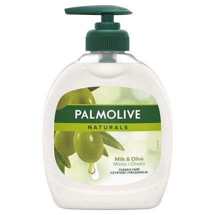 Жидкое мыло Naturals Milk & Olive Cream с дозатором, 300 мл, Palmolive — фото 2