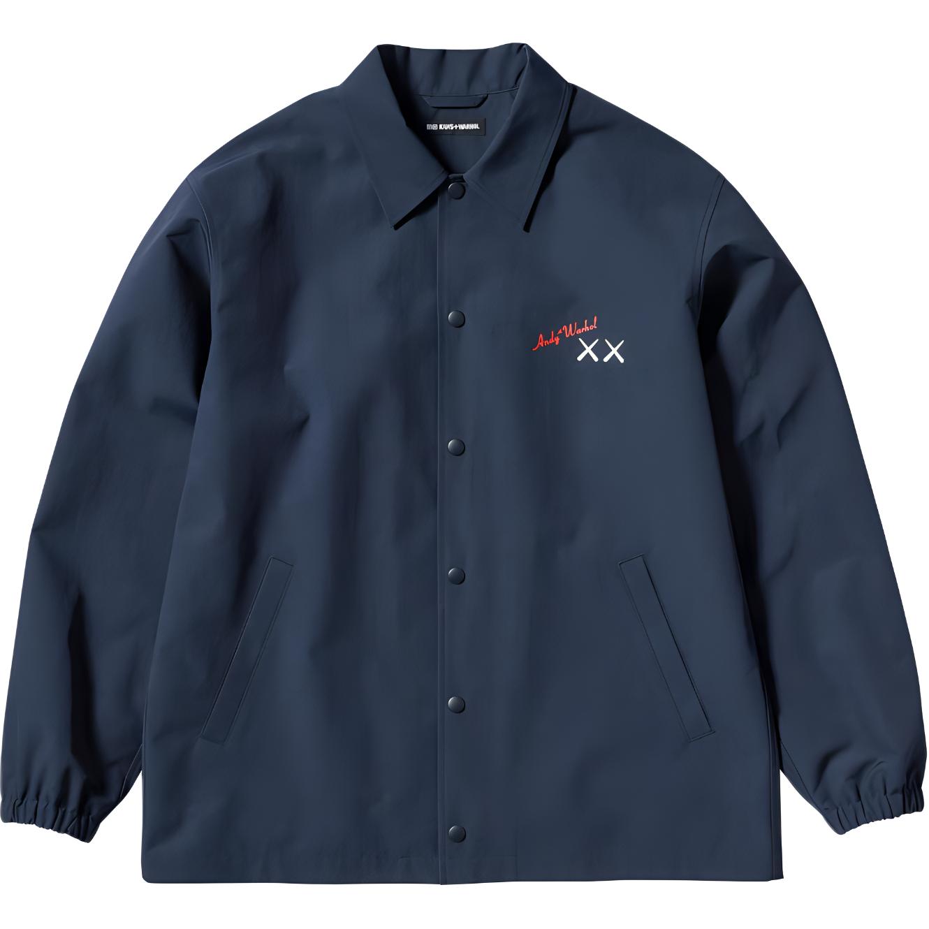 

Куртка Uniqlo Andy Warhol X Kaws X KAWS X WARHOL Unisex, морской синий