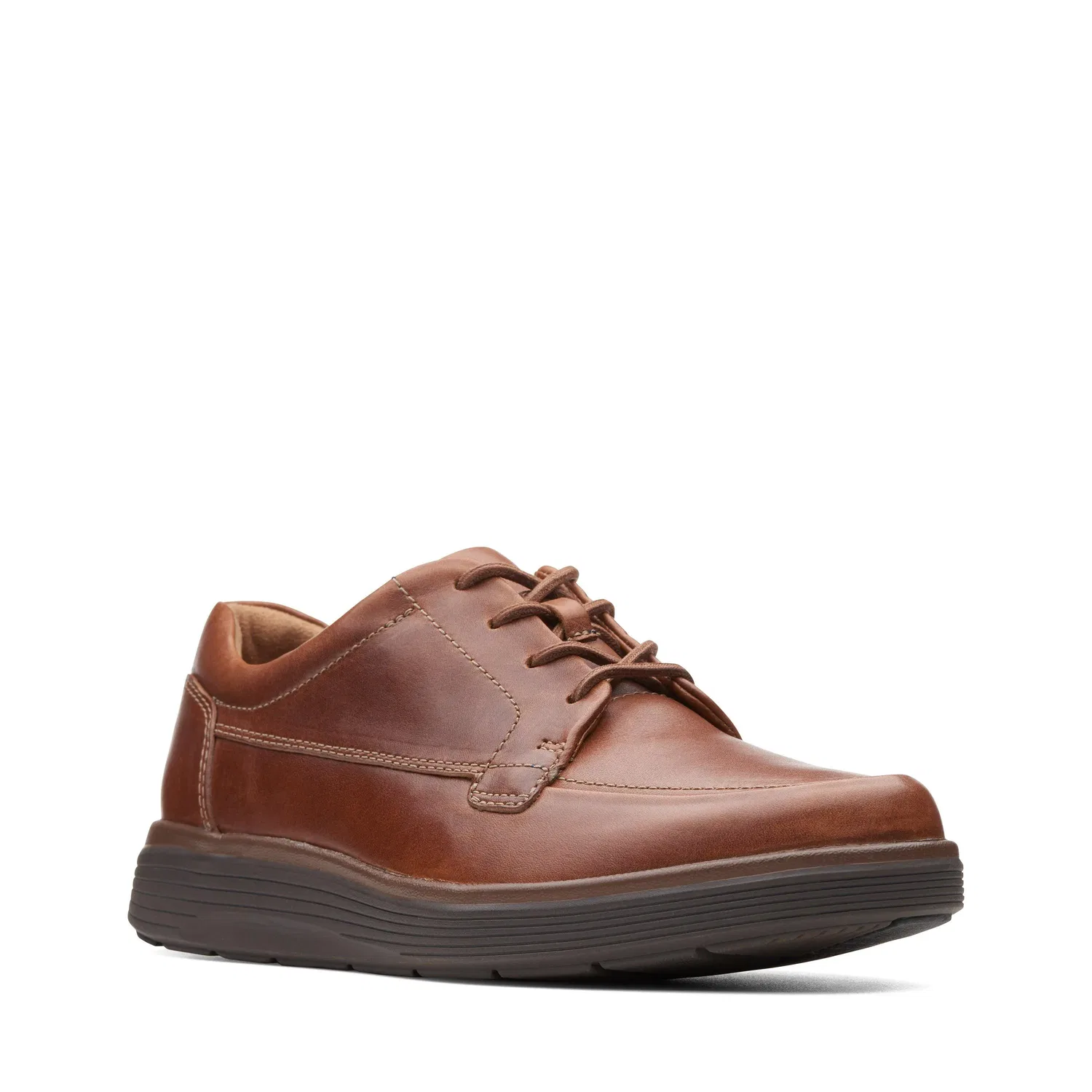 Дерби Clarks из темно-коричневой кожи, коричневый — фото 2