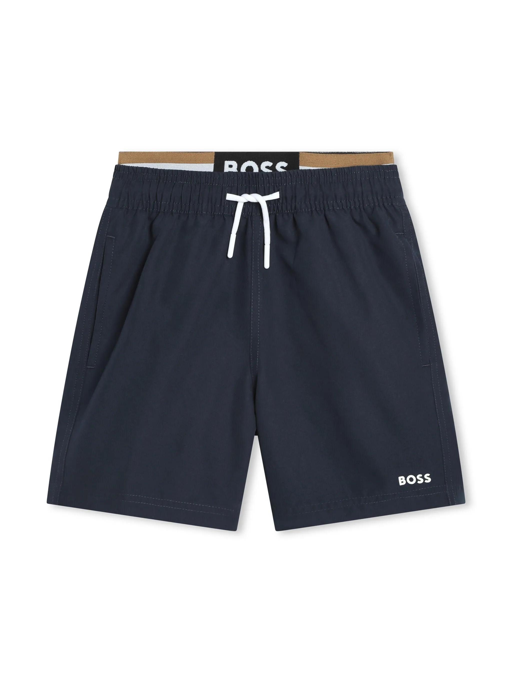 

Плавки-шорты с двойным поясом Boss Kidswear, синий