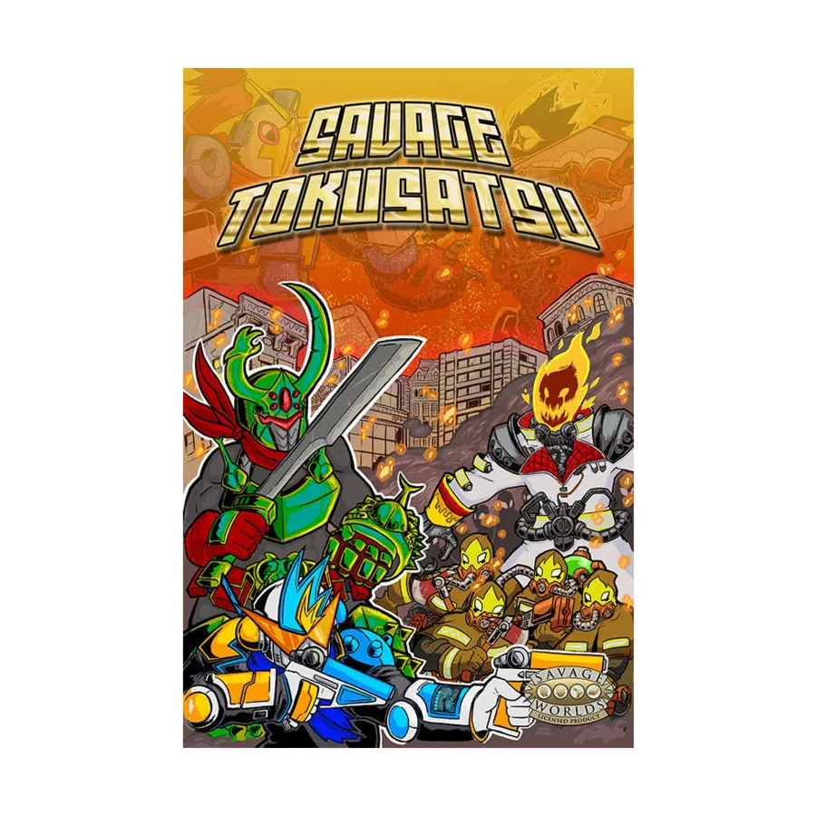 

Savage Tokusatsu (POD, Standard Color), Savage Worlds (BPB Games), мягкая обложка