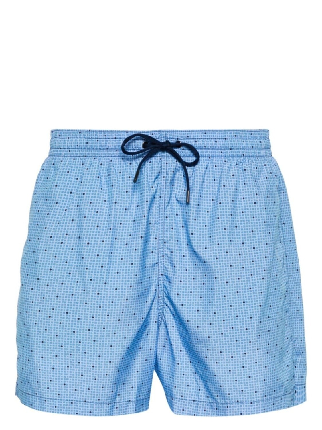 

Canali плавки-шорты с геометричным узором, синий
