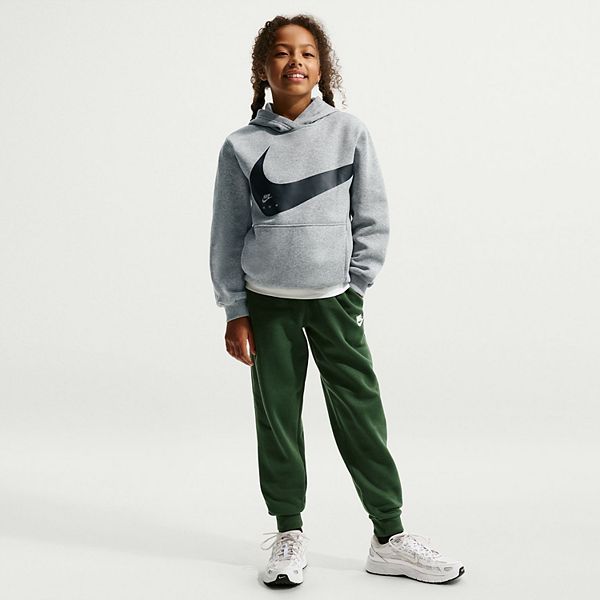 Детская спортивная толстовка с принтом Nike, Dark Grey Heather — фото 4