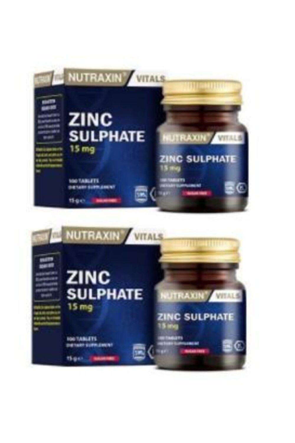 

Nutraxin Цинк 15 мг 100 таблеток X2
