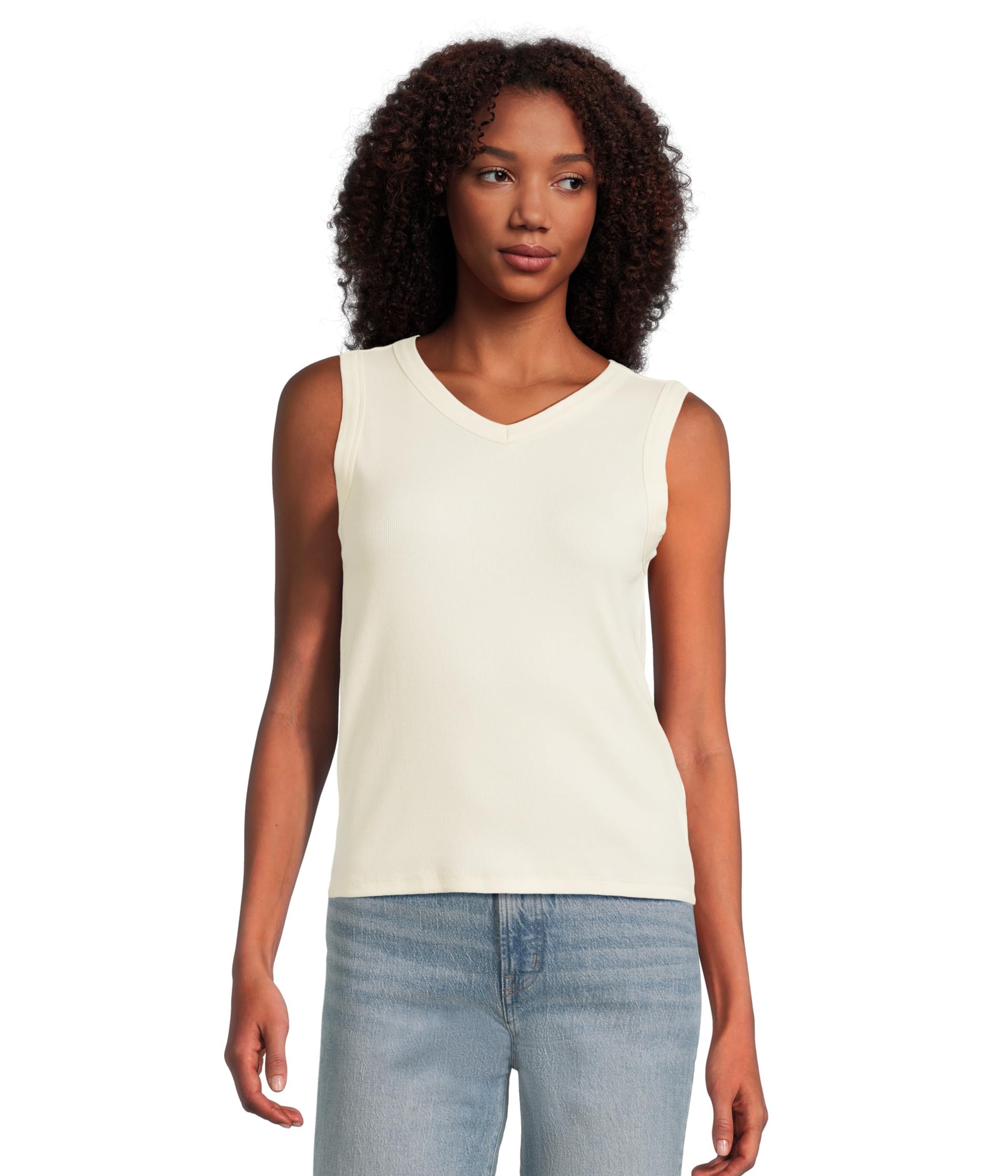 

Топ Madewell Brightside High V Tank, цвет Lighthouse