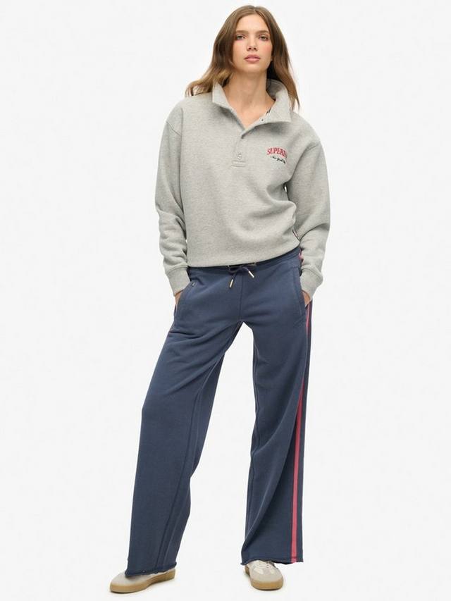 

Athletic Essentials Logo прямые джоггеры Superdry, Lauren Navy