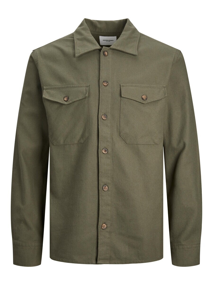 

Рубашка на пуговицах стандартного кроя JACK & JONES EDDIE, оливковый