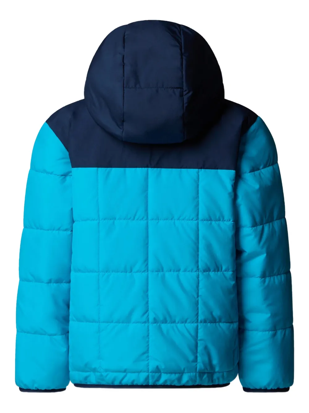 Стеганая куртка с вышитым логотипом The North Face Kids, синий — фото 2