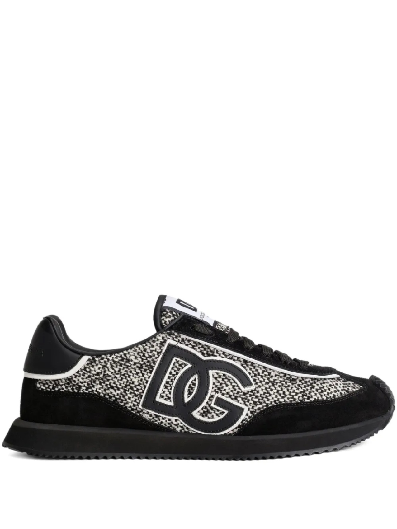 

Dolce & Gabbana кроссовки с нашивкой-логотипом, черный