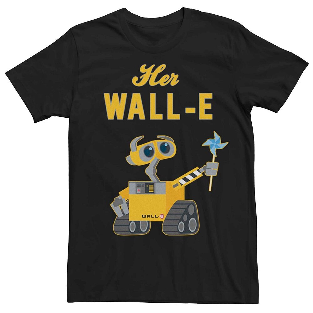 

Мужская футболка Disney Pixar Wall-E Her Wall-E Licensed Character, черный