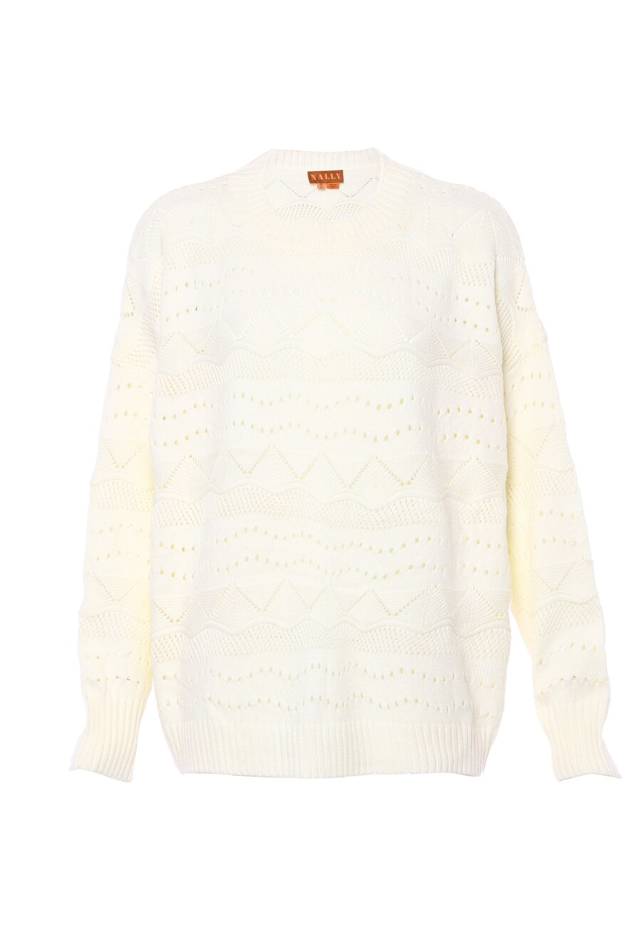 

Тонкий вязаный свитер NALLY Sweater Nally, белый