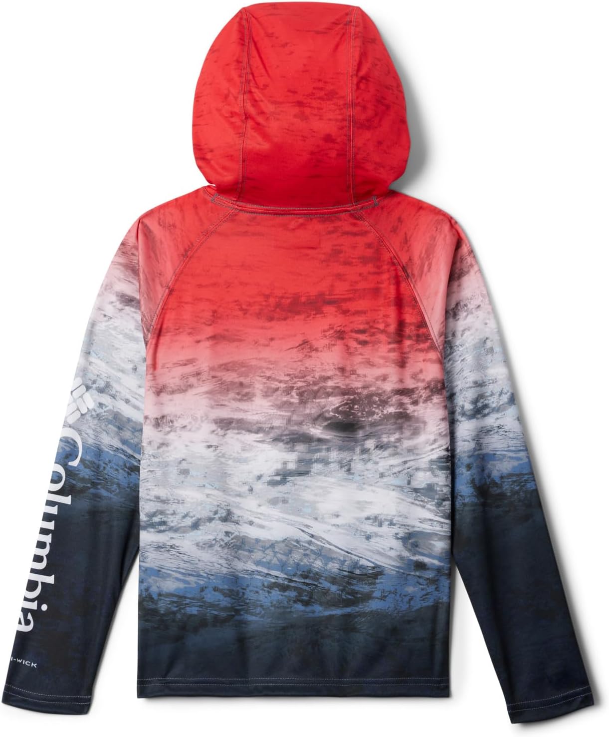 Куртка-толстовка Columbia Boys Super Terminal Tackle, Red Spark Deepsea Fade — фото 3