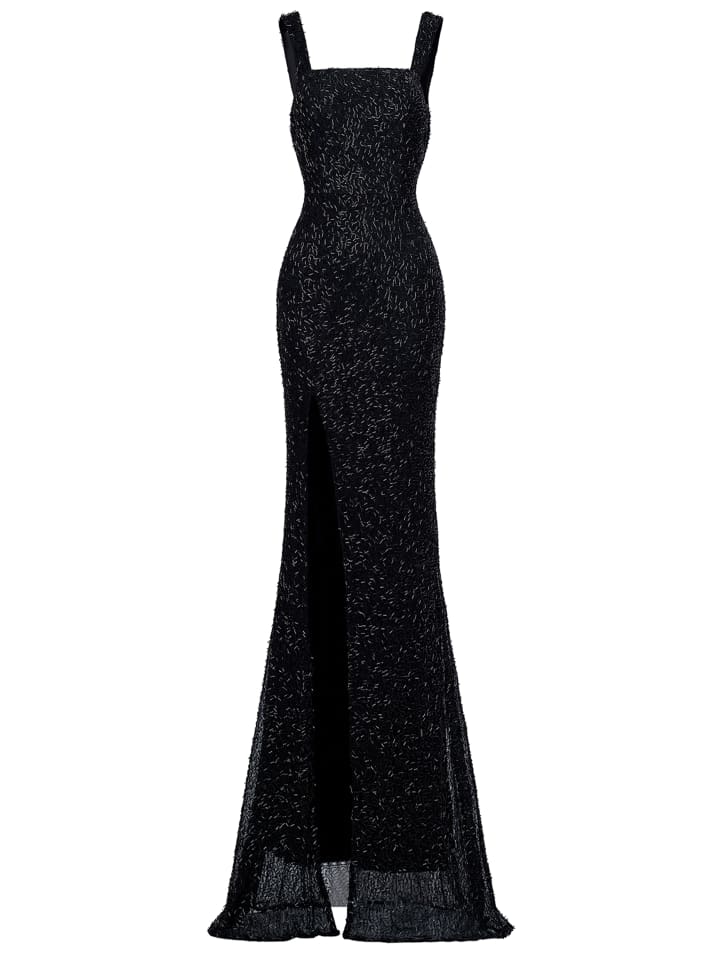 

Длинное платье Moda Minx, черный